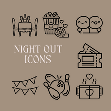 Load image into Gallery viewer, TINY ICONS - NIGHT OUT
