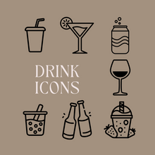 Load image into Gallery viewer, TINY ICONS - DRINKS