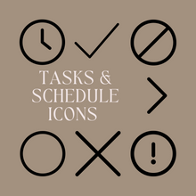 Load image into Gallery viewer, TINY ICONS - TASKS & SCHEDULE