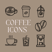 Load image into Gallery viewer, TINY ICONS - COFFEE