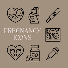 Load image into Gallery viewer, TINY ICONS - PREGNANCY