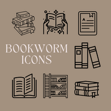 Load image into Gallery viewer, TINY ICONS - BOOKWORM