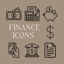 Load image into Gallery viewer, TINY ICONS - FINANCES
