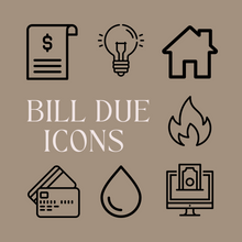 Load image into Gallery viewer, TINY ICONS - BILL DUE