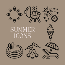Load image into Gallery viewer, TINY ICONS -SUMMER
