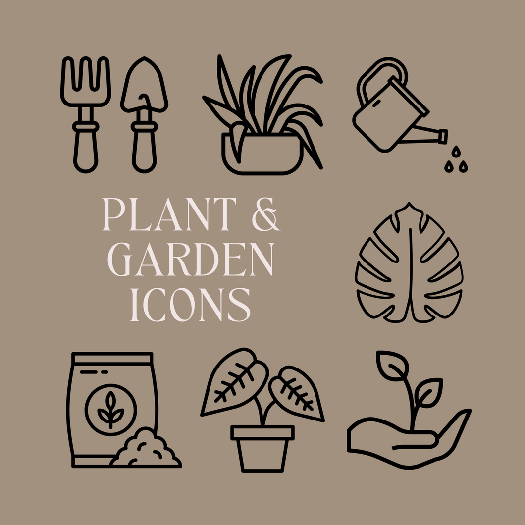 TINY ICONS - PLANT & GARDEN