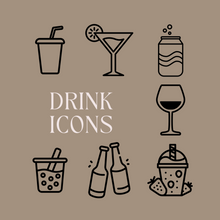 Load image into Gallery viewer, TINY ICONS - DRINKS
