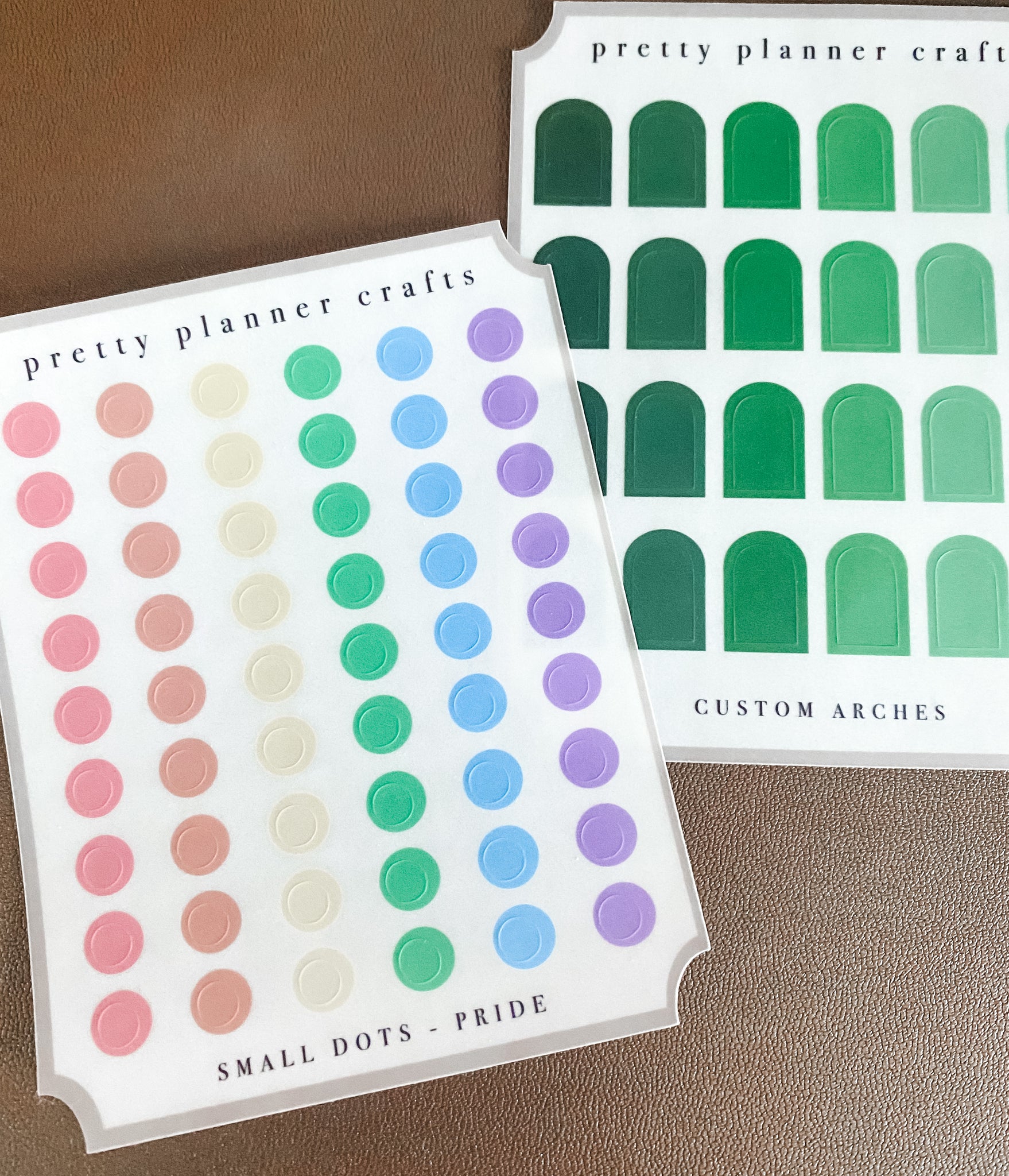 CUSTOM COLOR STICKERS – Pretty Planner Crafts