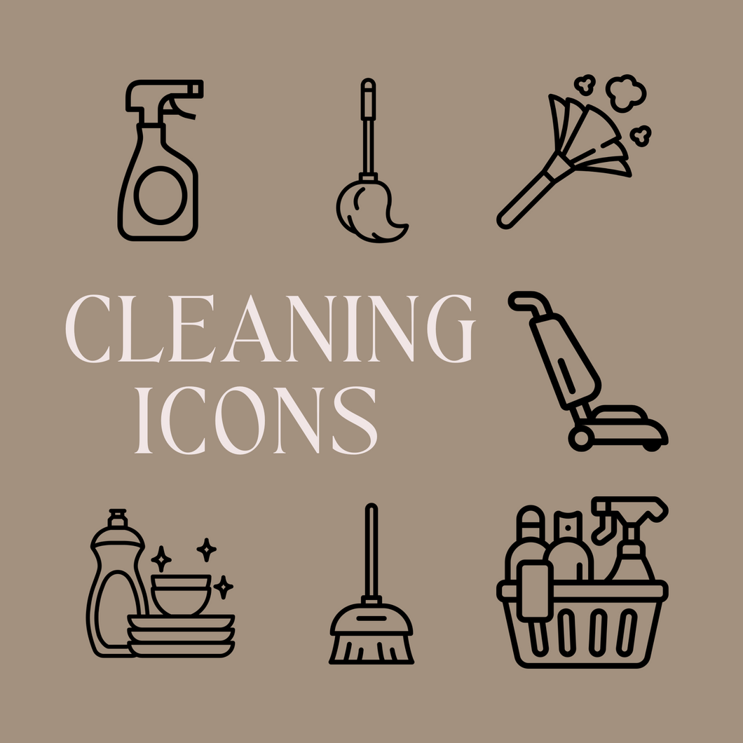 TINY ICONS - CLEANING