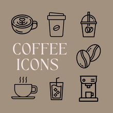 Load image into Gallery viewer, TINY ICONS - COFFEE

