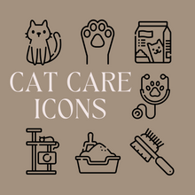Load image into Gallery viewer, TINY ICONS - CAT CARE

