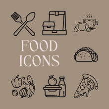 Load image into Gallery viewer, TINY ICONS - FOOD
