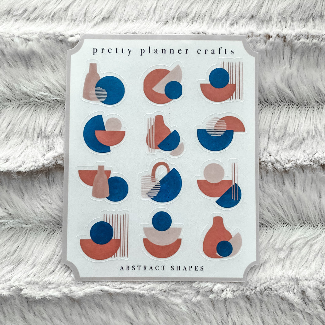 DECO STICKERS - ABSTRACT SHAPES